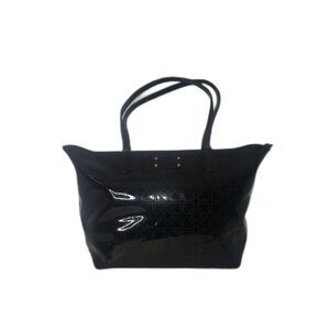 Kate Spade Tote Bag Womens Large Patent PVC Shoulder Purse Studded Zip